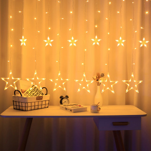 Hot sale Christmas decorations lights window room scene layout led lights string lights all over the Sky star holiday lights