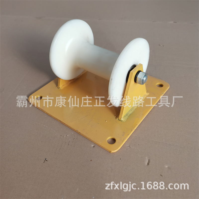平板滑轮中冀长信140×160电力施工电缆滑车光缆耐用电力施工专用
