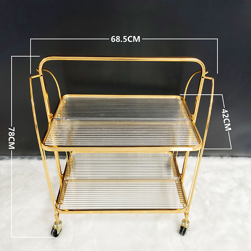 직사각형 접이식 다이닝 카트