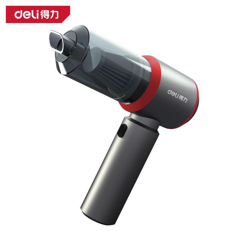 Deli Dl881121 Handheld Gun-Type Brush Vacuum Cleaner (4000Pa) Wireless (Silver) (Taiwan)