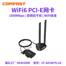 COMFAST CF-AX180PLUSǧ���p�l�o��WiFi�W��̨ʽ�CPCIE·�ɽ�����