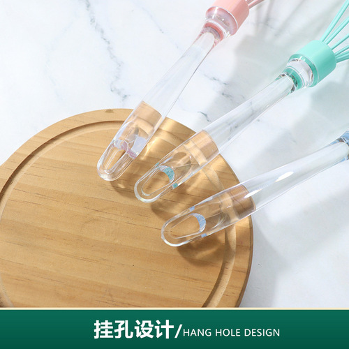 Factory silicone manual egg beater household egg beater egg white cream whipper handheld milk foam mixer wholesale