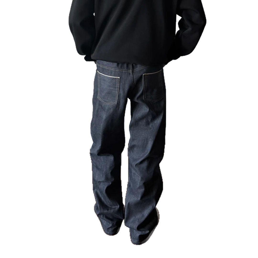 Otoño y invierno nuevos jeans de color sólido para hombres, estilo de moda, estilo de diseño casual, cómodo, retro, rectas, versátiles