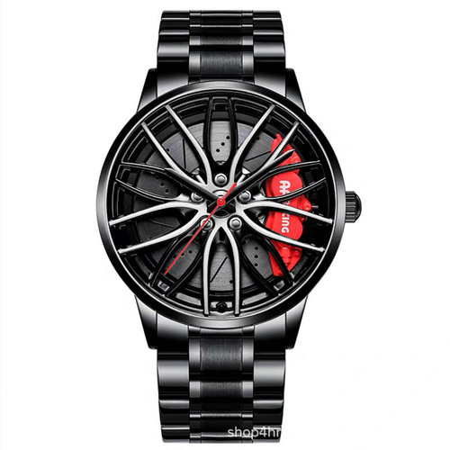Official fully automatic movement watch men's waterproof wheel style non-mechanical watch new one piece drop shipping