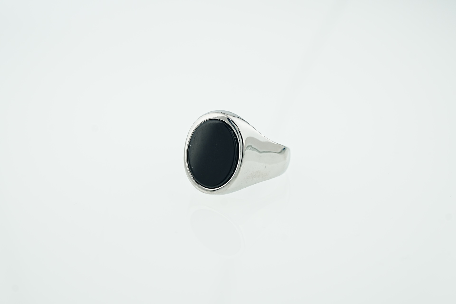 15g Weight Rings Classification Retro Geometric Titanium Steel Unisex Rings