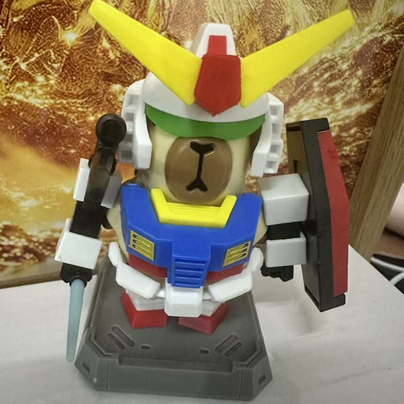 Kapibara Short Mecha Capybara Set 3D Printer Mecha Figure Toy Ornament Ready for Delivery