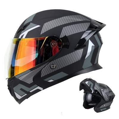 Motorcycle Safety Supplies — Suitable for All Seasons - battleship-aurora-red-m