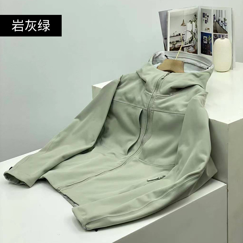 压胶软壳抓绒冲锋衣防水防风加绒春秋季新款男女同款休闲单层登山|undefined