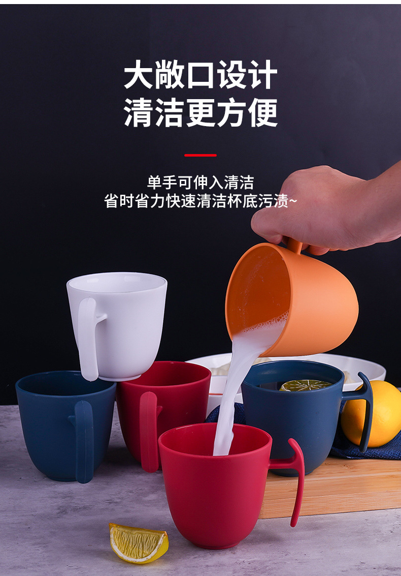 跨境塑料水杯学生宿舍刷牙杯子幼儿园儿童早餐牛奶杯家用喝水杯详情7