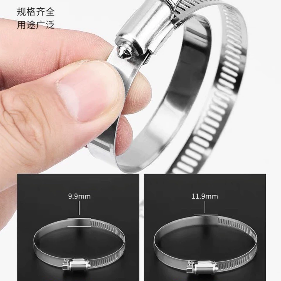 Зажим Труба обруча горла Нержавеющая сталь 304 Зажим для труб Крепежный зажим для водопроводной трубы 110 Труба 160