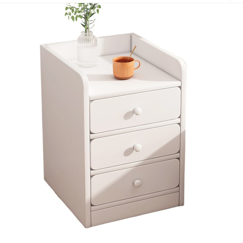 Mesa de cabezal de cama pequeña y simple moderno gabinete de almacenamiento dormitorio muy estrecho simple mini estante de almacenamiento pequeño gabinete de hendidura
