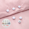 Off-white mushroom button (including cloth nails)
