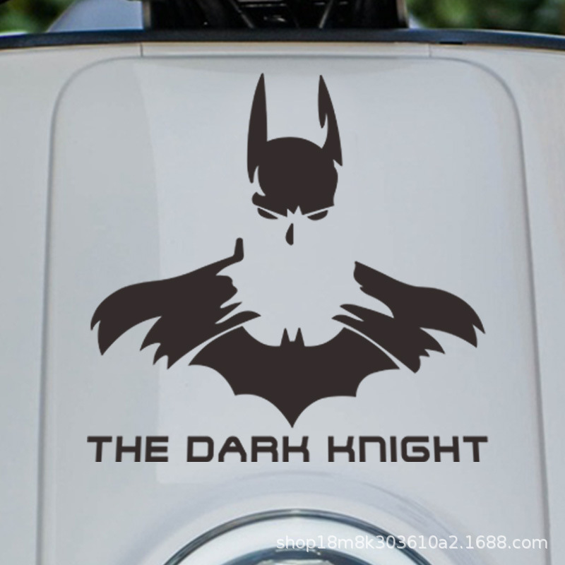 Batman Car Stickersy Anime Cartoon Rear Window Computer Luggage Mavericks Electric Motorcycle Personalized Decorative Stickers