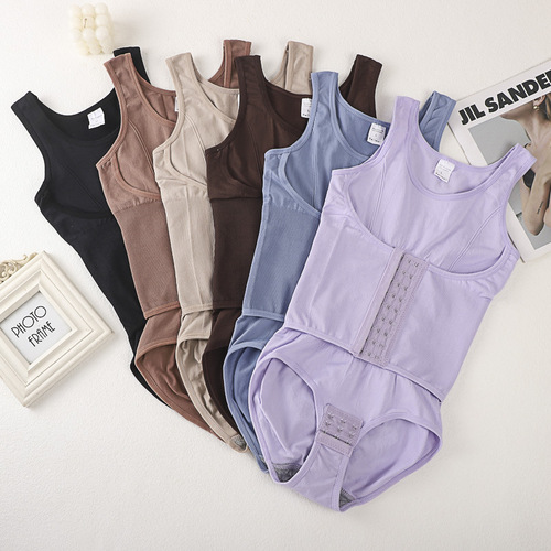 Women's Body Shaping Bodysuit, Plus Size, Shaping Corset Bodysuit with Waist Cincher and Buttock Lifting