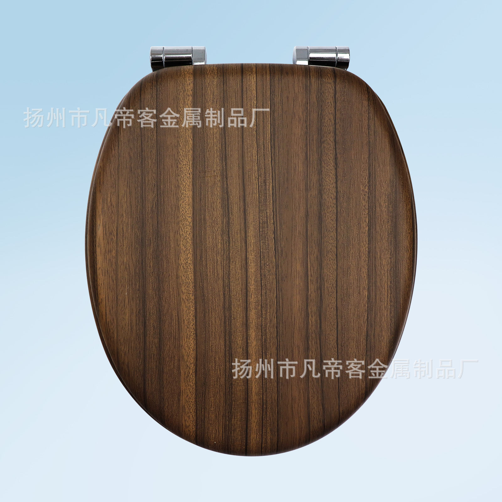 Fábrica directa placa de densidad de madera MDF cubierta de inodoro pvc placa impresa patrón de madera caída lenta