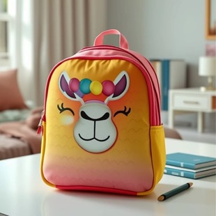 Eva3D School Bag Hot-Pressed Copyright-Free School Bag Flower Piece