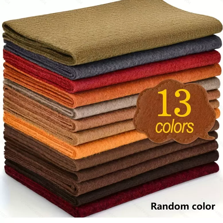 跨境手工diy彩色不织布料大尺寸1mm无纺布材料包毛毡布手工课材料