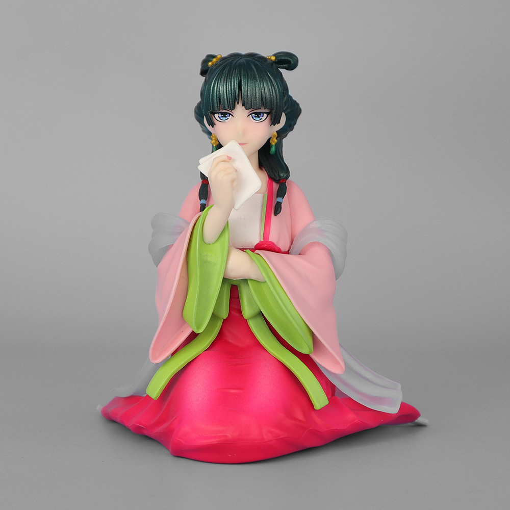 药屋少女的呢喃动漫 坐姿猫猫手办国风美少女模型公仔桌面摆件