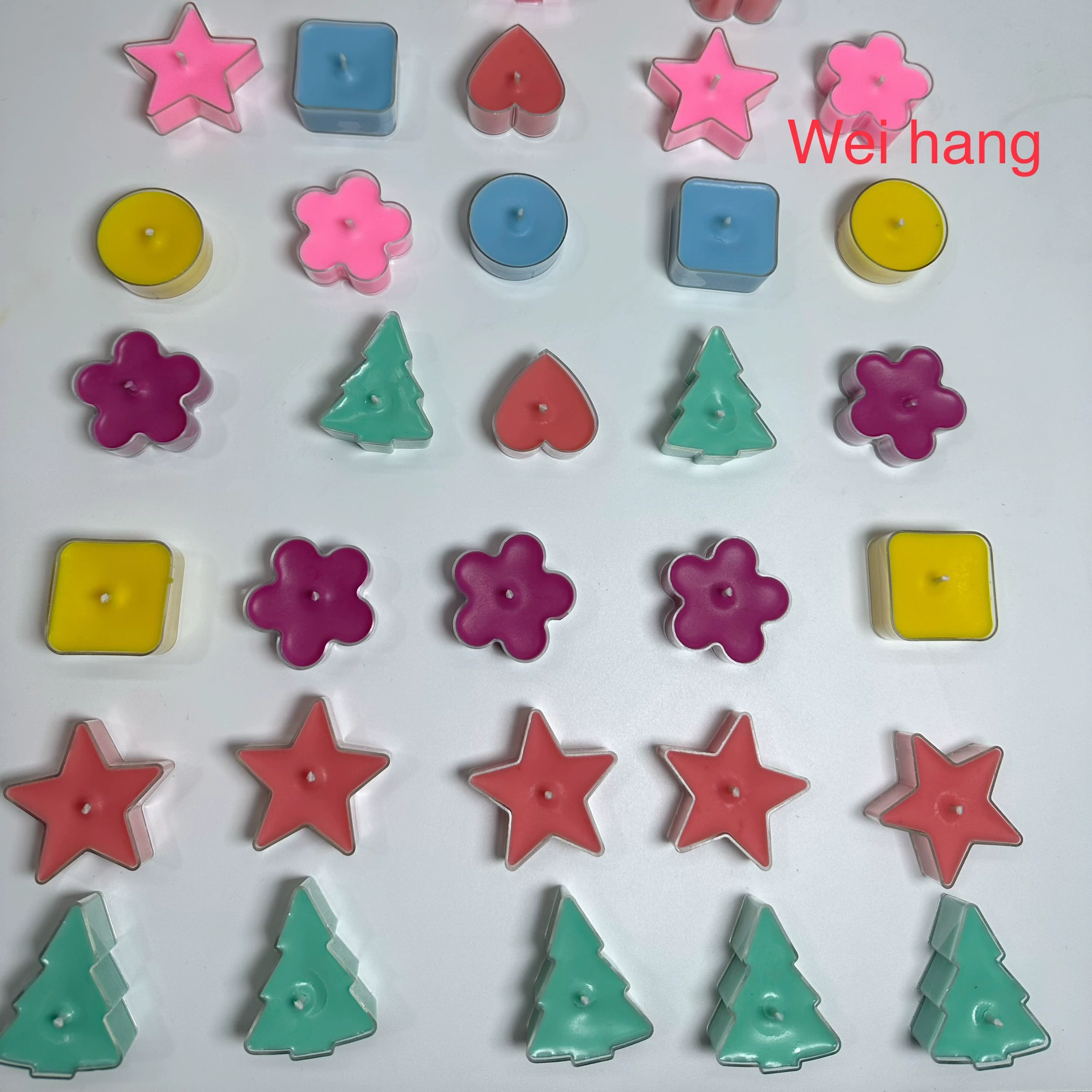 Перекрестно-дружеский материал для DIY свечи Christmas tree маленькая свеча ангел PC55 коробка пластик сжигание воска чайная свеча оболочка