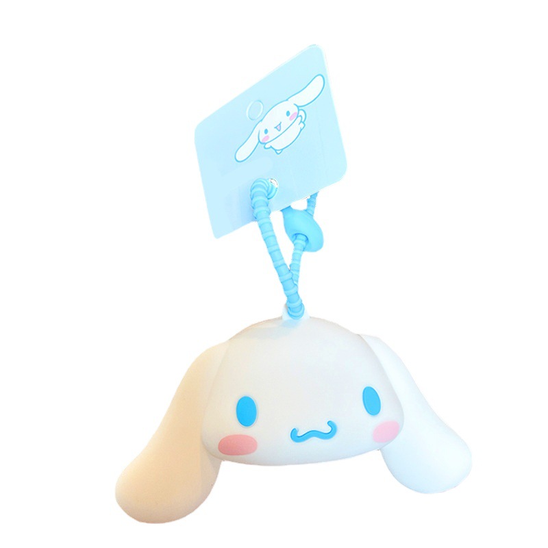 Genuino Sanrio coolomi monedero lindo Merlot gran oreja perro auricular bolsa exquisita chica corazón bolsa colgante