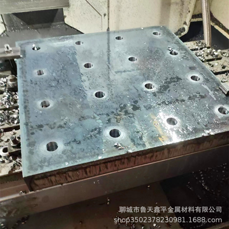 45#钢板机加工面孔丝Q355B中厚钢板数控下料合金钢板热处理碳钢板