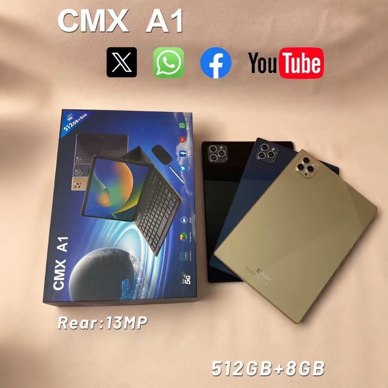 Export Tablet Pc Fhd Incell Screen- 10.1inch Cmx A1 Tablet Wholesale