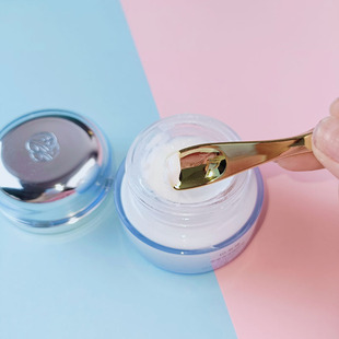 Metal round head face cream eye cream scoop apply mask essence beauty gadget