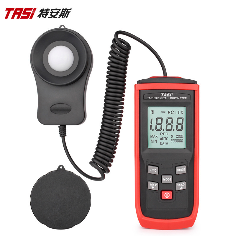 特安斯数字照度计TA8133 测光仪 高精度 照度仪 测光表光度亮度计