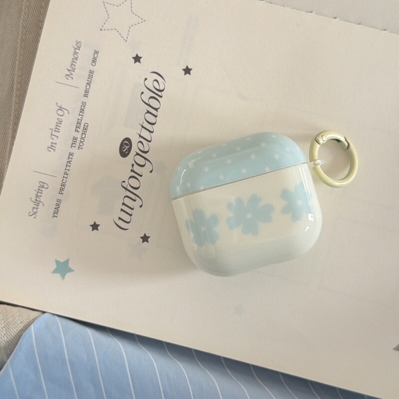 Korean-Style Sea Salt Milk Mist Small Flower Protective Case for Apple 2/3 Generation AirPods Pro Wireless Bluetooth Earphone Case Korean-Style Sea Salt Milk Mist Small Flower Protective Case for Apple 2/3 Generation AirPods Pro Wireless Bluetooth Earphone Case
