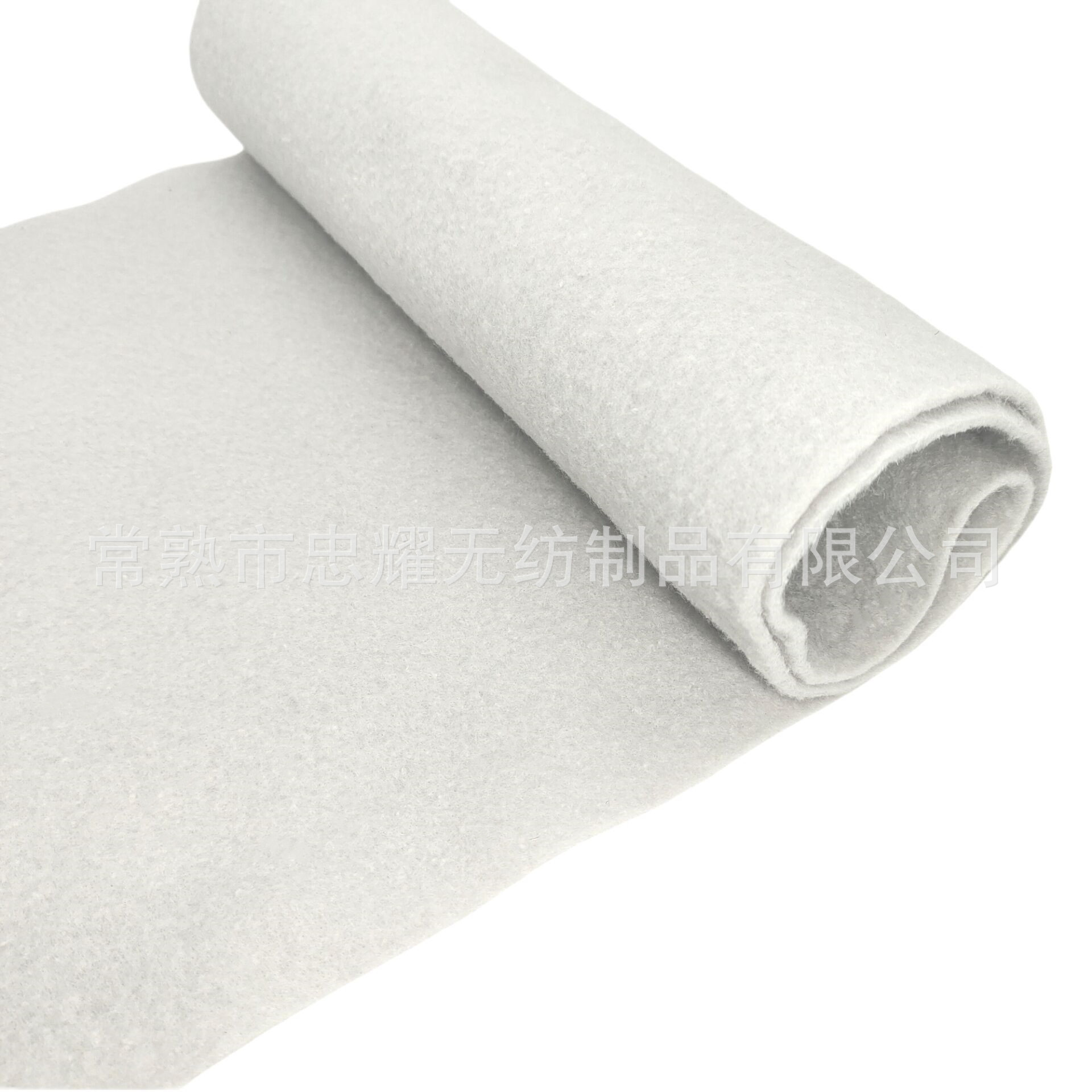 白色透气夹层针刺棉家纺服装内衬垫子夹层针刺无纺布针刺棉垫肩