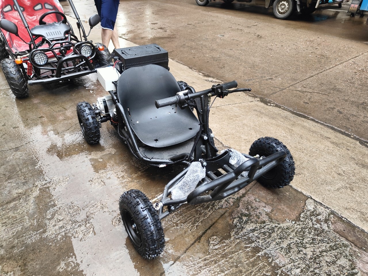 New Off-Road Go-Kart 48V 20A Brushless Motor All-Terrain Beach Vehicle Four-Wheel Drift Go-Kart