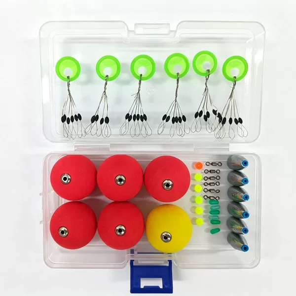 Luoyang Qiuqiu Fishing Tackle Upgrade Set Lure Fishing Accessories Copper Ring Foam Float Carp Crucian Carp Grass Carp Float Ball