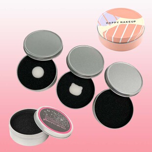 Sponge Dry Cleaning Scrubbing Box Makeup Brush Sponge Cleaning Box Makeup Brush Eye Shadow Brush Dry Cleaning Sponge Box in Stock