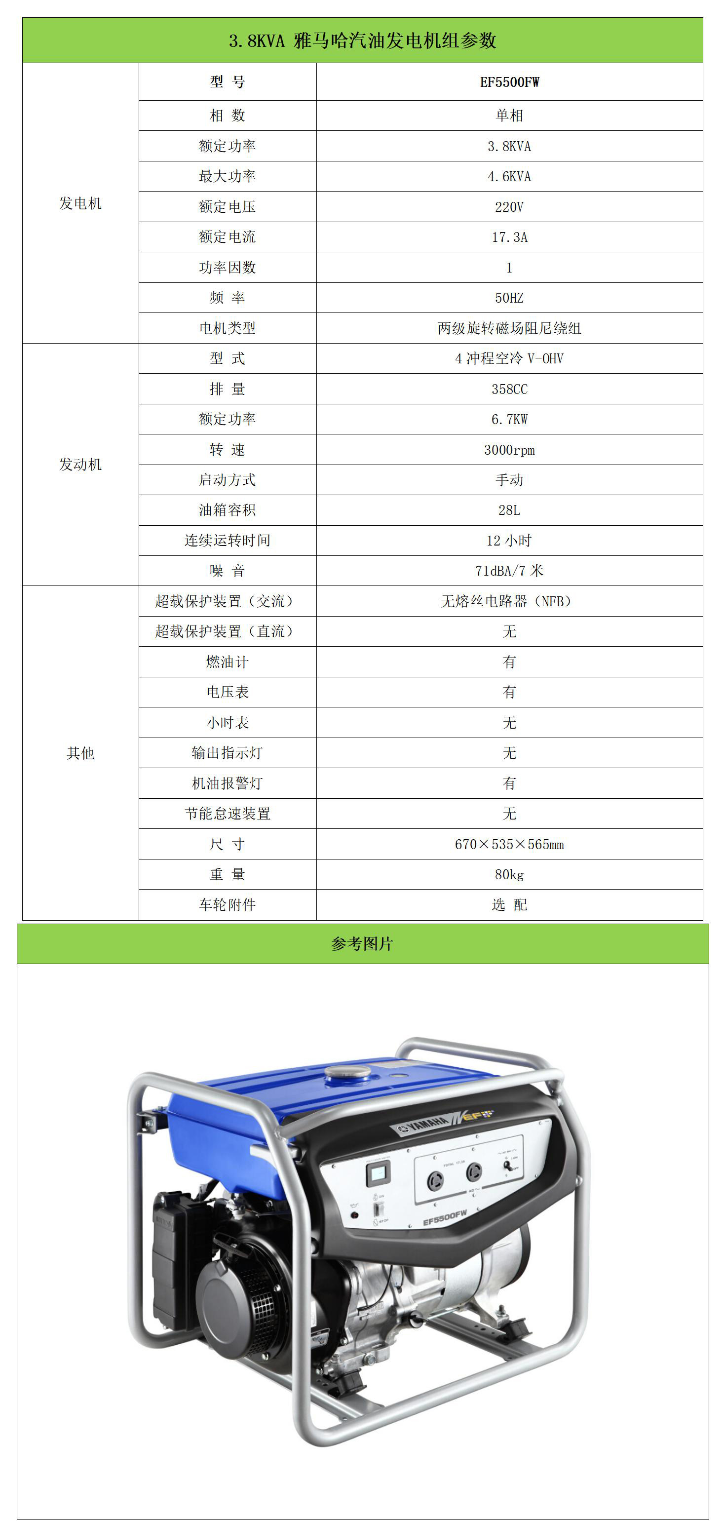 3.8KVA 雅马哈 EF5500FW_01.jpg