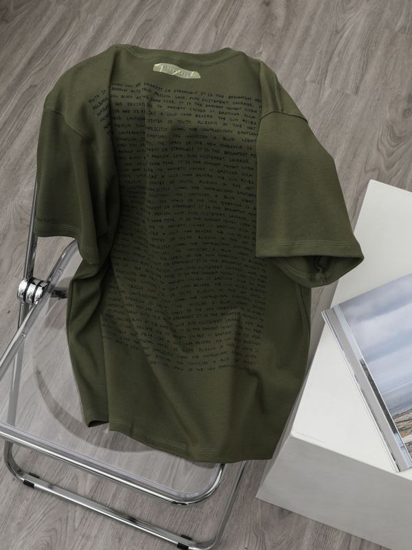 スポットaderh正確版アルファベット満印街頭韓国潮牌男女カップルtシャツ半袖