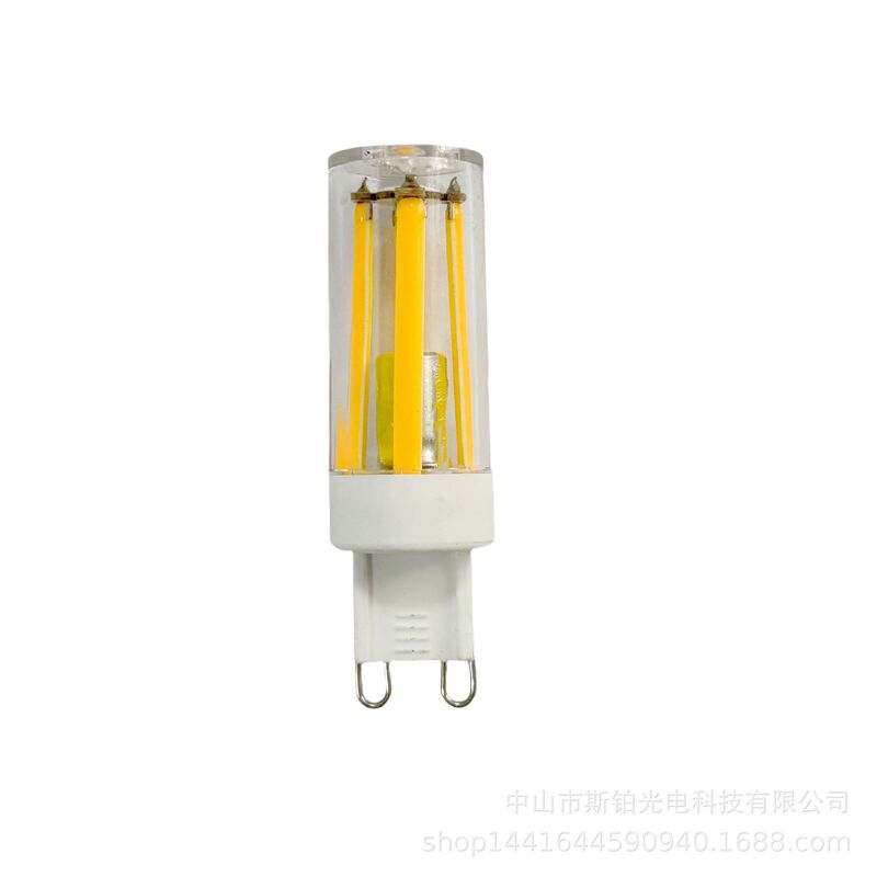 2025 New G9 Filament Lamp 220V No Flicker High Display and Highlight 5.5W/6.5W Manufacturer Hot Model Direct Sale