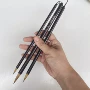 狼毫黑色国画钢杆毛笔