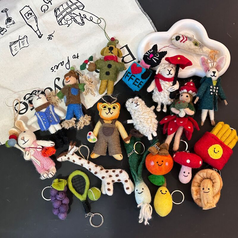 Ins Style Wool Felt Cute Mermaid Three-Dimensional Doll Hanging Bag Hanging Clothing Accessories Home Decoration Creative Gift Ins Style Wool Felt Cute Mermaid Three-Dimensional Doll Hanging Bag Hanging Clothing Accessories Home Decoration Creative Gift