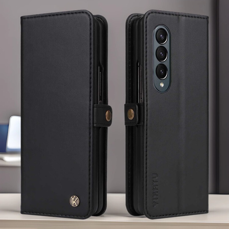 Suitable for Samsung Z Fold7 Wallet Phone Case W23 Magnetic Leather Case Fold6/5 Flip-Style 4-Card Slot Protective Case Suitable for Samsung Z Fold7 Wallet Phone Case W23 Magnetic Leather Case Fold6/5 Flip-Style 4-Card Slot Protective Case