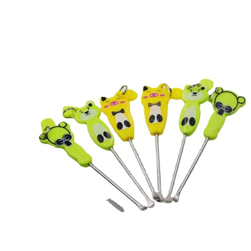 Kinda Rimi E614 Cartoon Ear Scoop Portable Bottled Ear Scoop Cute Ear Picking Pediatric Ear Picking Ear Picking Wholesale