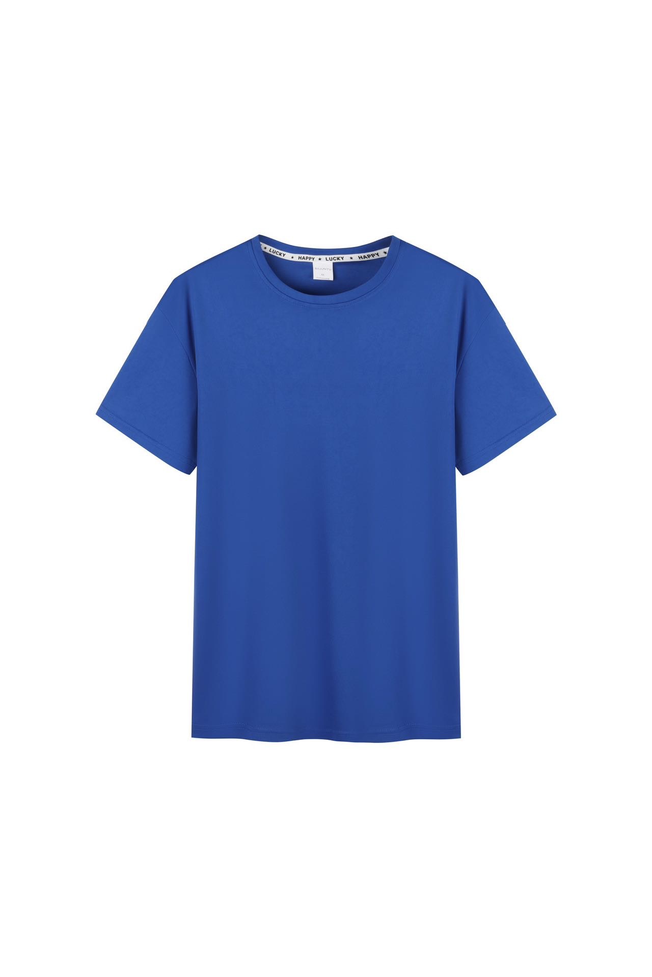 Nueva camiseta de manga corta de cuello redondo casual suelta ropa de trabajo simple ropa de fiesta impresa LOGO impresión al por mayor en stock