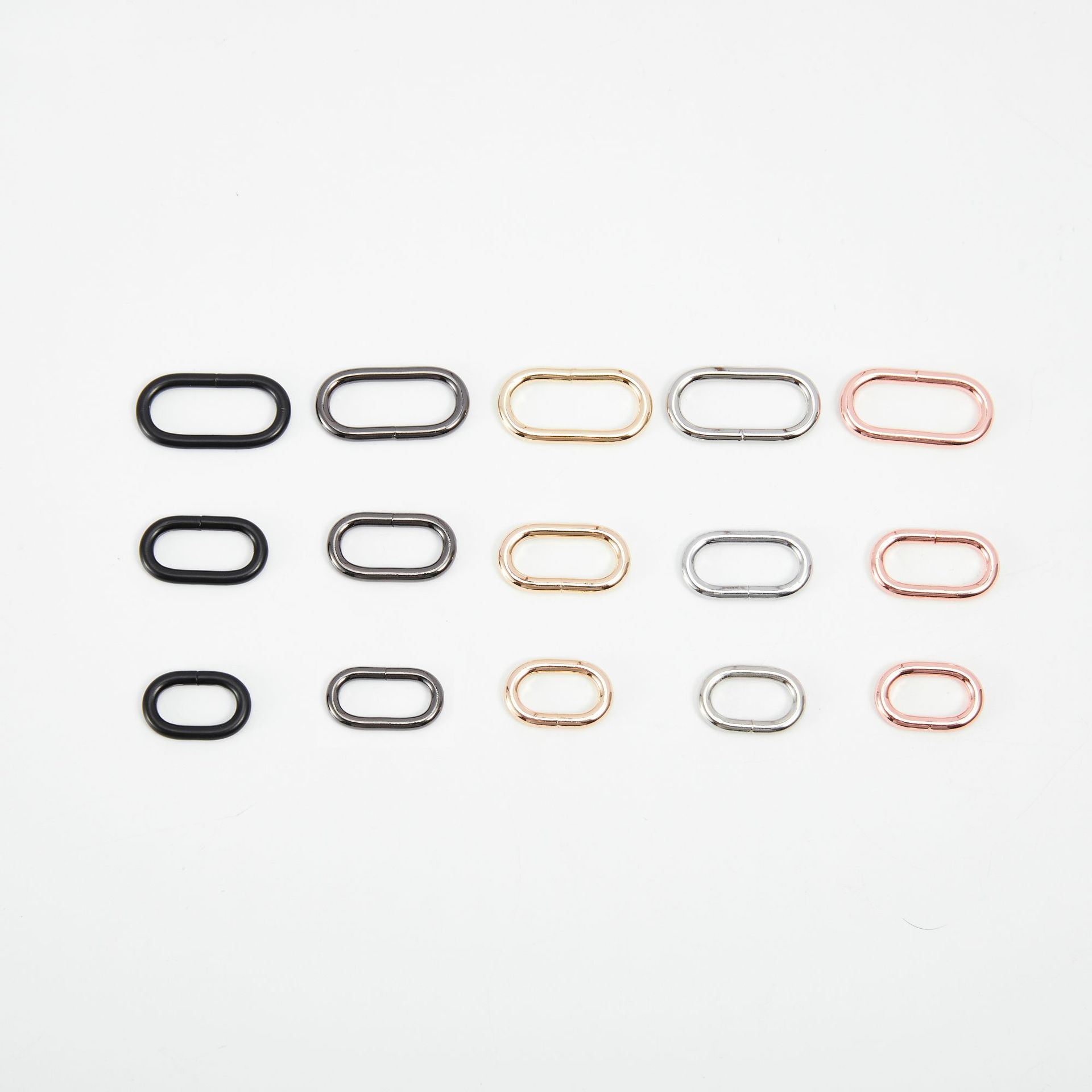 箱包手袋五金配件 宠物焊接束扣 碰焊椭圆形旦扣 金属不锈钢旦扣