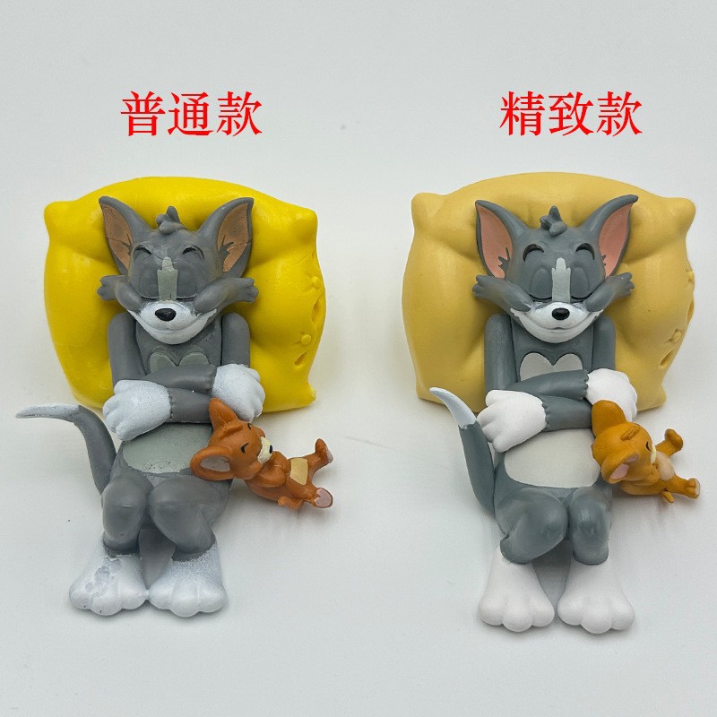 Tom and Jerry Tom Jerry Car Ornaments Car Interior Decoration Supplies Cute Desk Dolls Car Ornaments