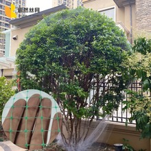 绿色防鸟网农业大鹏果园PE防鸟网蔬菜稻谷鱼塘养殖双向拉伸防鸟网