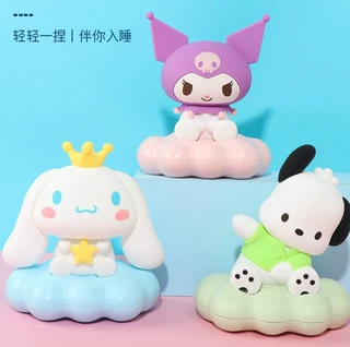 名创优品三丽鸥小夜灯库洛米玉桂帕恰狗云朵生日礼发光摆件氛围灯