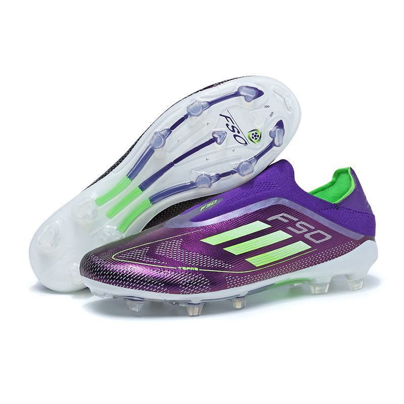 Cross-Border F50 Football Shoes with Long Studs, Professional Sports Shoes for Men, Predator Competition and Training Football Shoes, Wholesale in Stock
