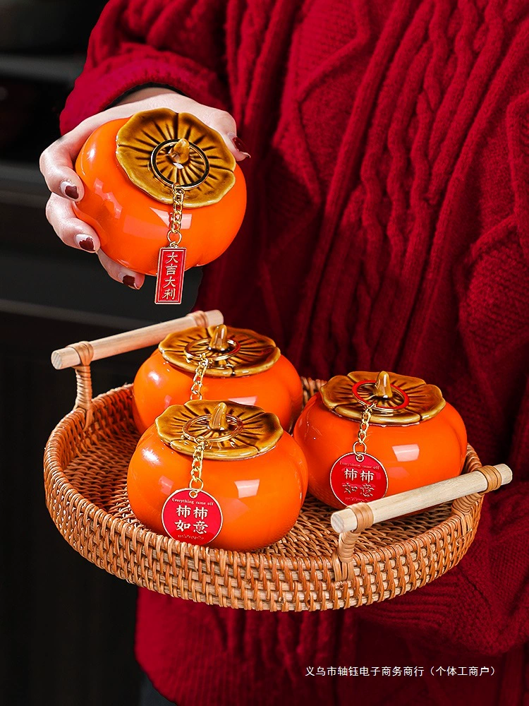 Украшение дома праздничного поместье новый год гостиная persimmon persimmon рюи persimmon украшения переезда к дому движущийся набор