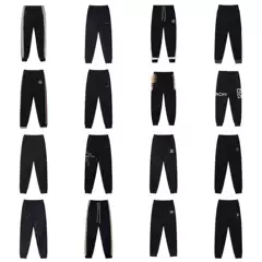 25 Autumn/Winter Cross-Border Classic Jiijia Gu Letter Jogger Pants Unisex Collection Trendy Brand Casual Versatile