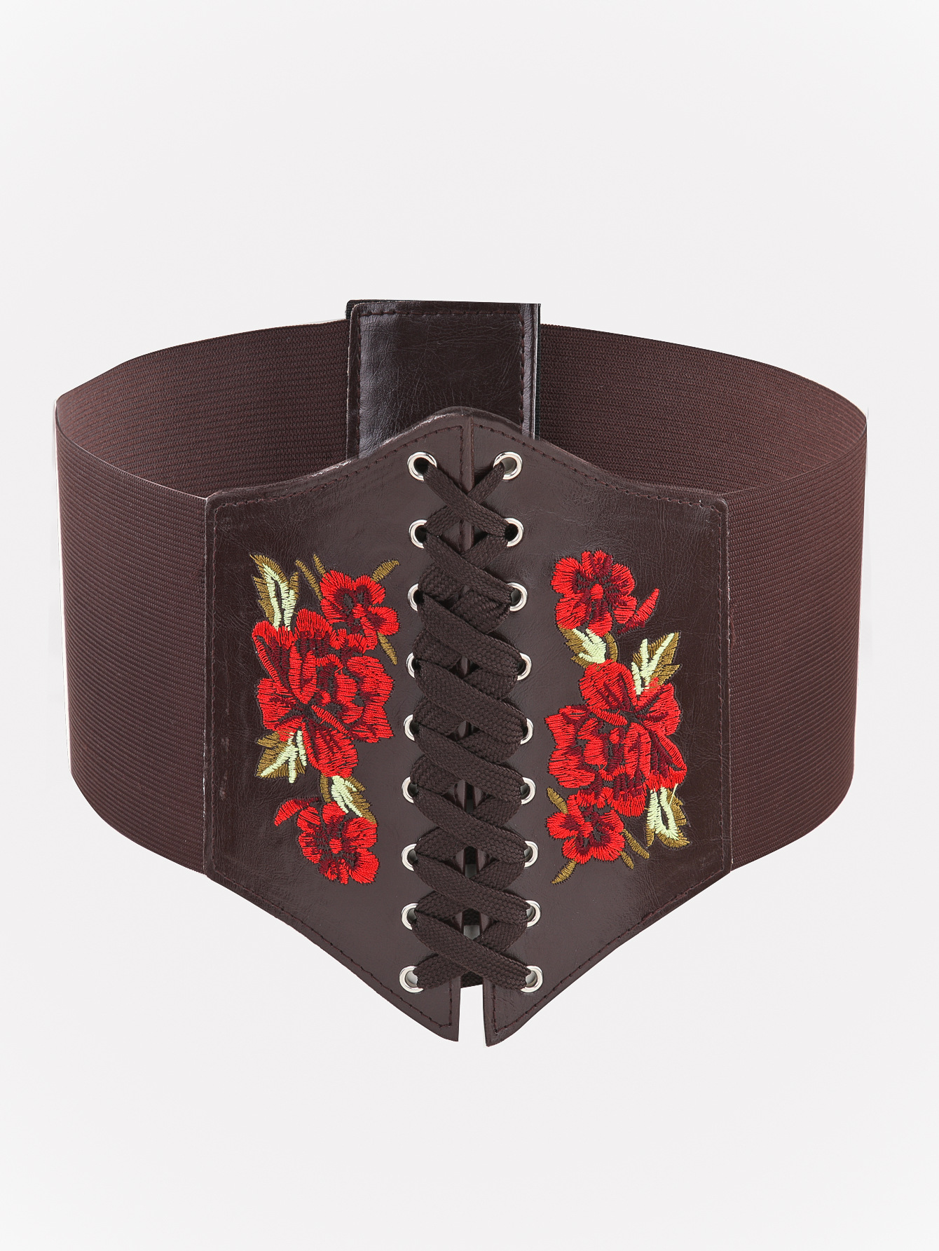 Retro Rose Pu Leather Women's Leather Belts display picture 4