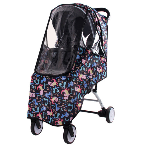 Factory direct sales stroller rain cover, stroller rain cover, umbrella stroller windproof cover, rain cover and windproof cover universal